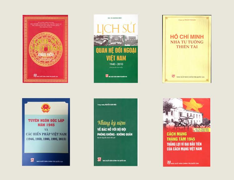 Chùm sách về cách mạng Việt Nam và Chủ tịch Hồ Chí Minh (19/8//2020)