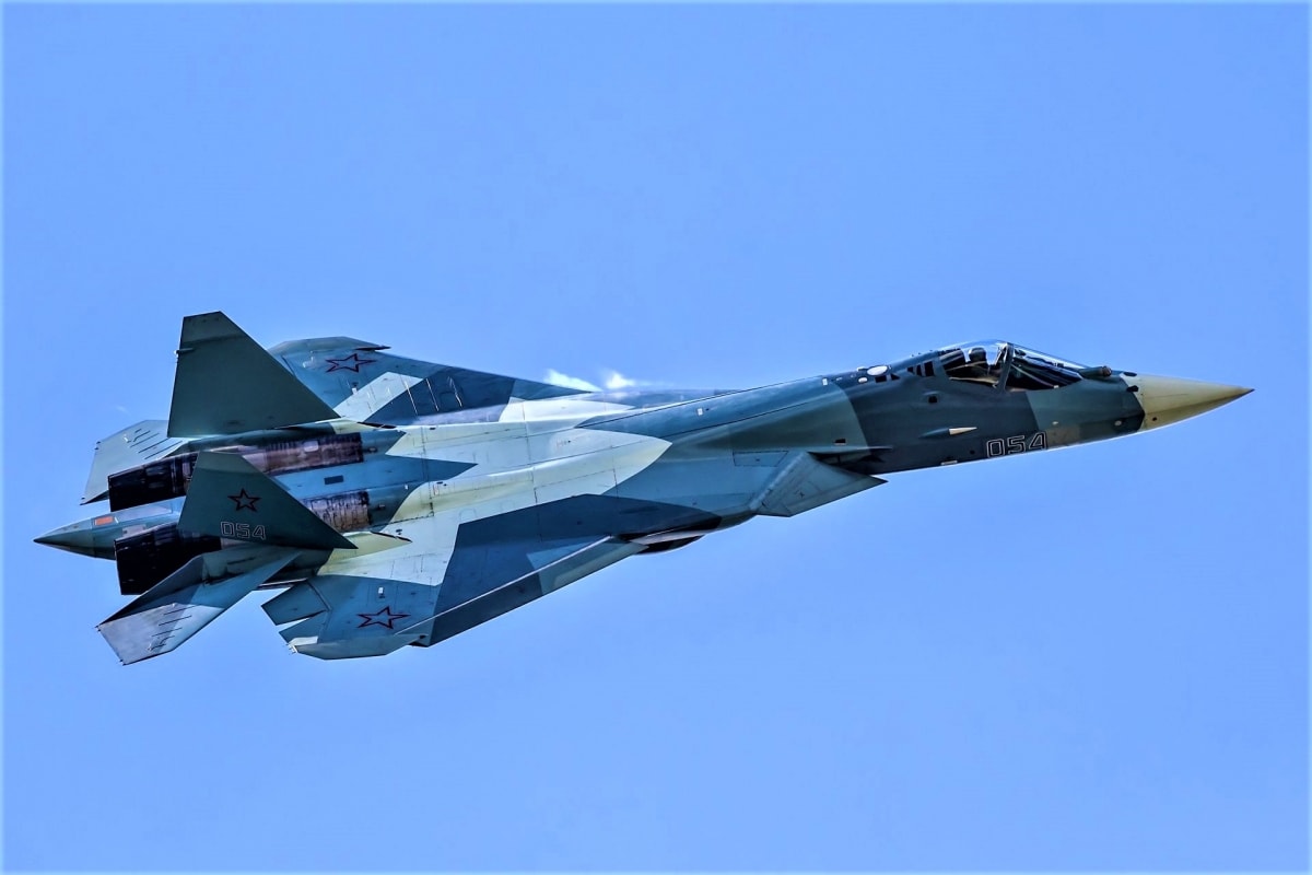 Tiêm kích thế hệ thứ 5 Su-57 (Nga). (Nguồn: wall.alphacoders.com)