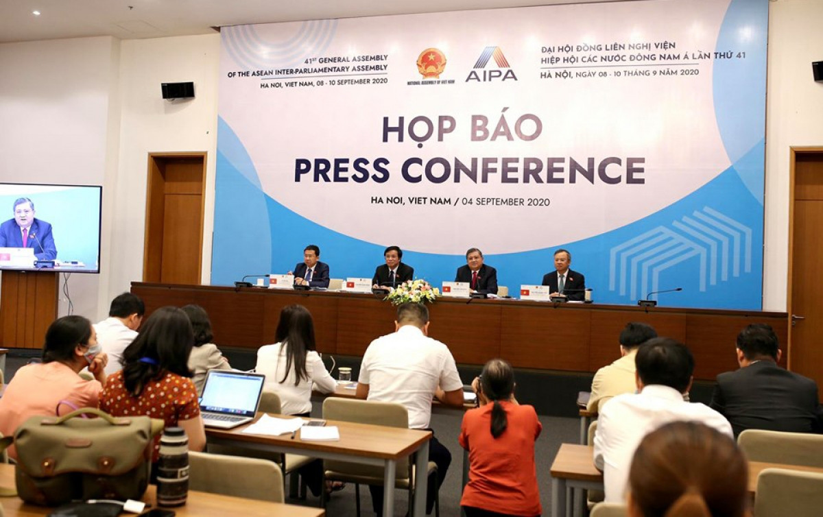 Họp báo thông tin về Năm Chủ tịch AIPA 2020 và Đại hội đồng lần thứ 41, Hội đồng Liên nghị viện ASEAN (AIPA 41), chiều 4/9