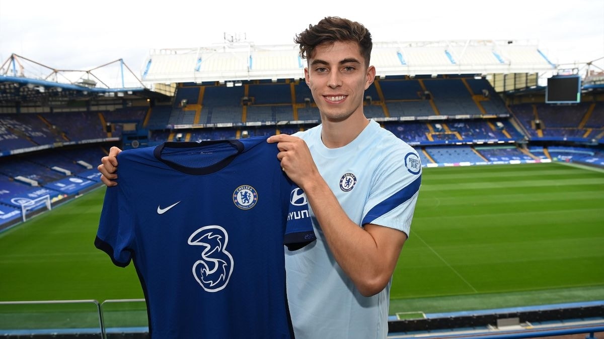 Kai Havertz trở thành tân binh đắt giá nhất lịch sử Chelsea. (Ảnh: Getty)