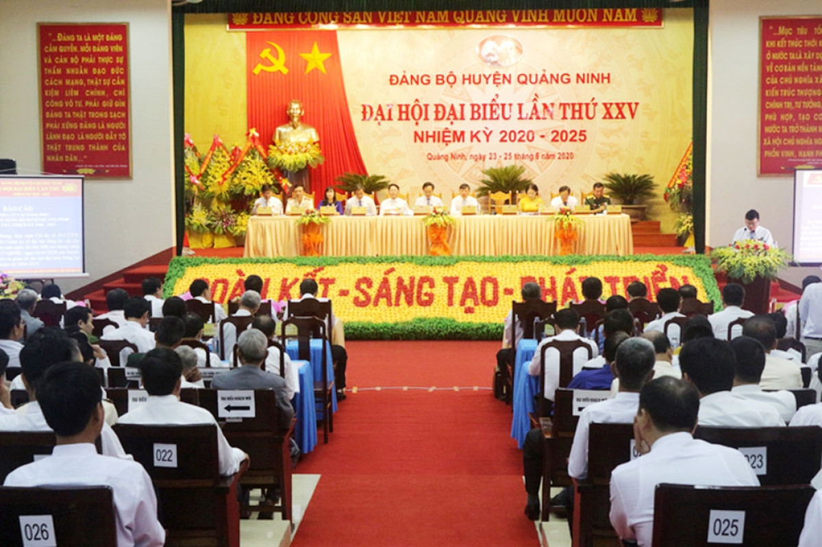 Đảng bộ huyện Quảng Ninh tổ chức Đại hội điểm cấp trên cơ sở thành công