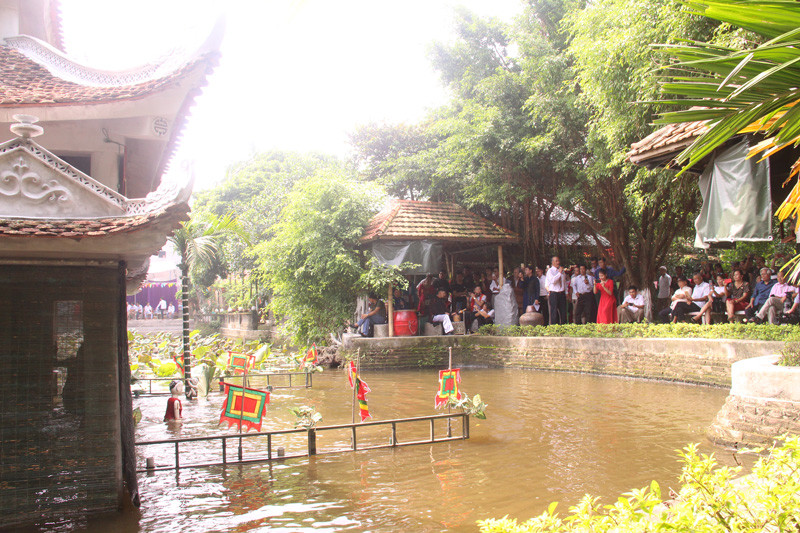 Độc đáo rối nước làng Đồng Ngư - ảnh 1