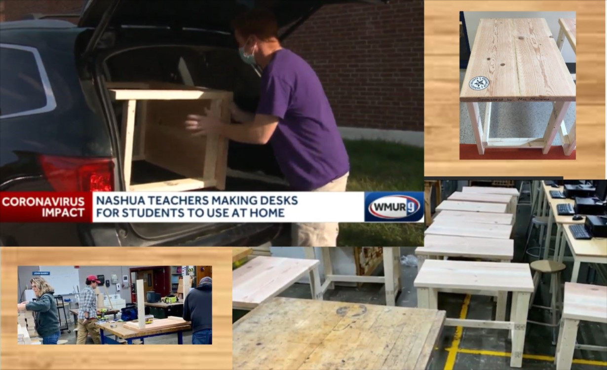 Câu chuyện về các giáo viên đóng bàn học gỗ cho học sinh nghèo ở Mỹ (5/10/2020)