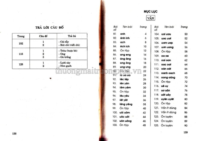 Hình ảnh sách Tiếng Việt lớp 1 năm 1996 - 10