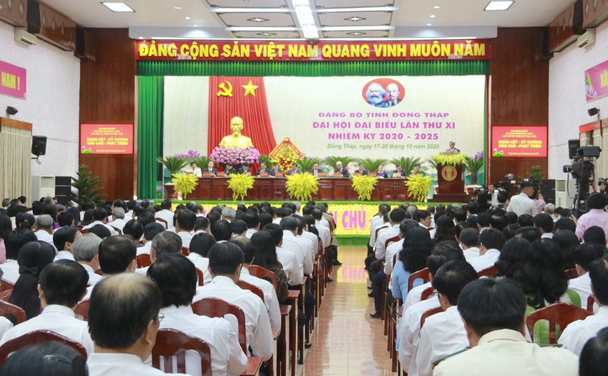 Đại hội đại biểu Đảng bộ tỉnh Đồng Tháp lần thứ XI nhiệm kỳ 2020 – 2025