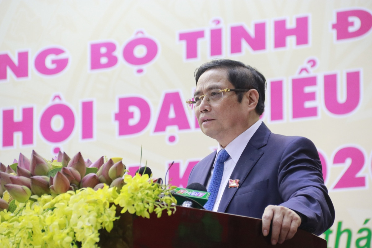 Ông Phạm Minh Chính phát biểu chỉ đạo Đại hội