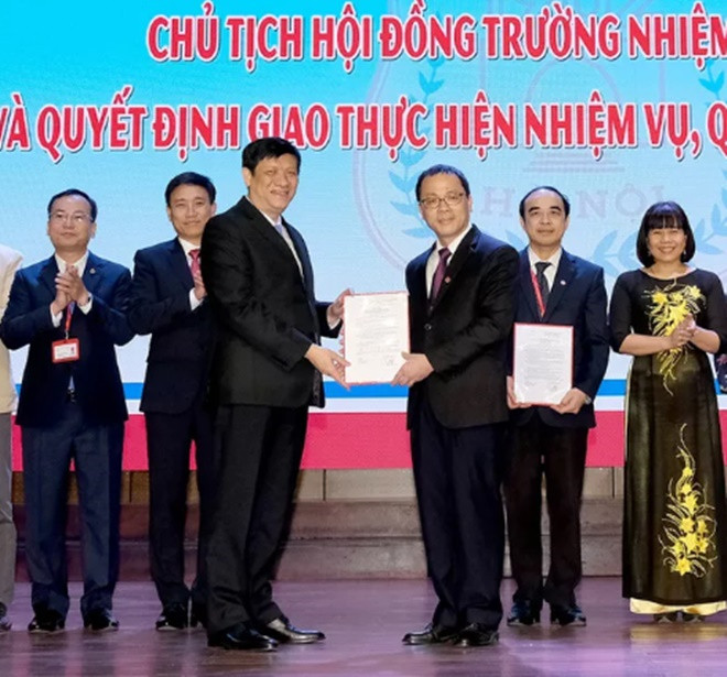 Hiệu trưởng Đại học Y Hà Nội làm Chủ tịch Hội đồng trường - 1