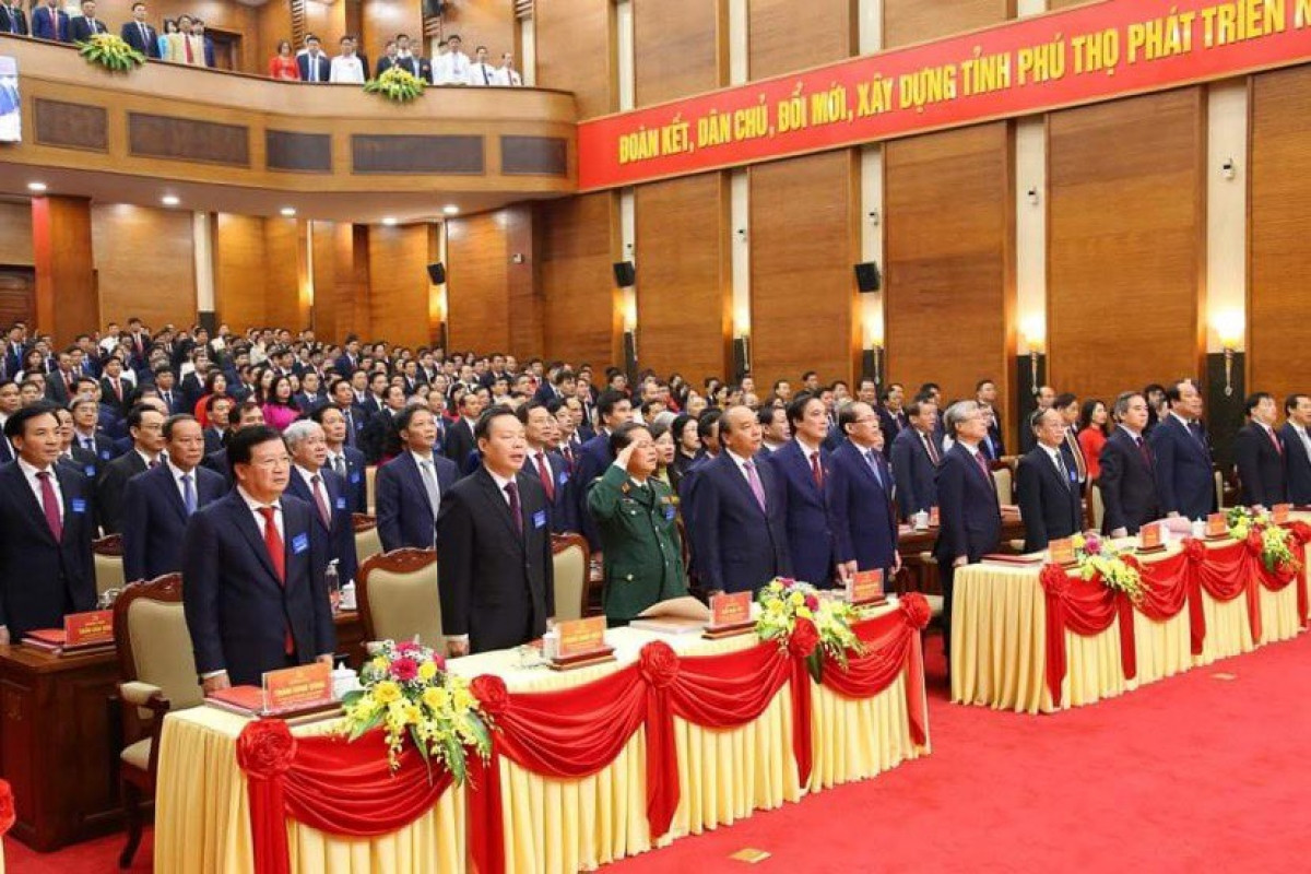 Thủ tướng Chính phủ Nguyễn Xuân Phúc và các đại biểu dự Đại hội
