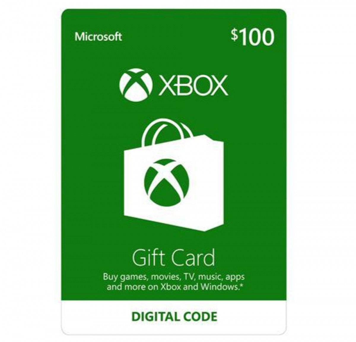 Thẻ Xbox gift card trị giá 100 USD đang được nhiều khách hàng ưa chuộng để làm quà tặng dịp GIáng Sinh. Thẻ có thể dùng để tải nhạc, xem video và chơi games...