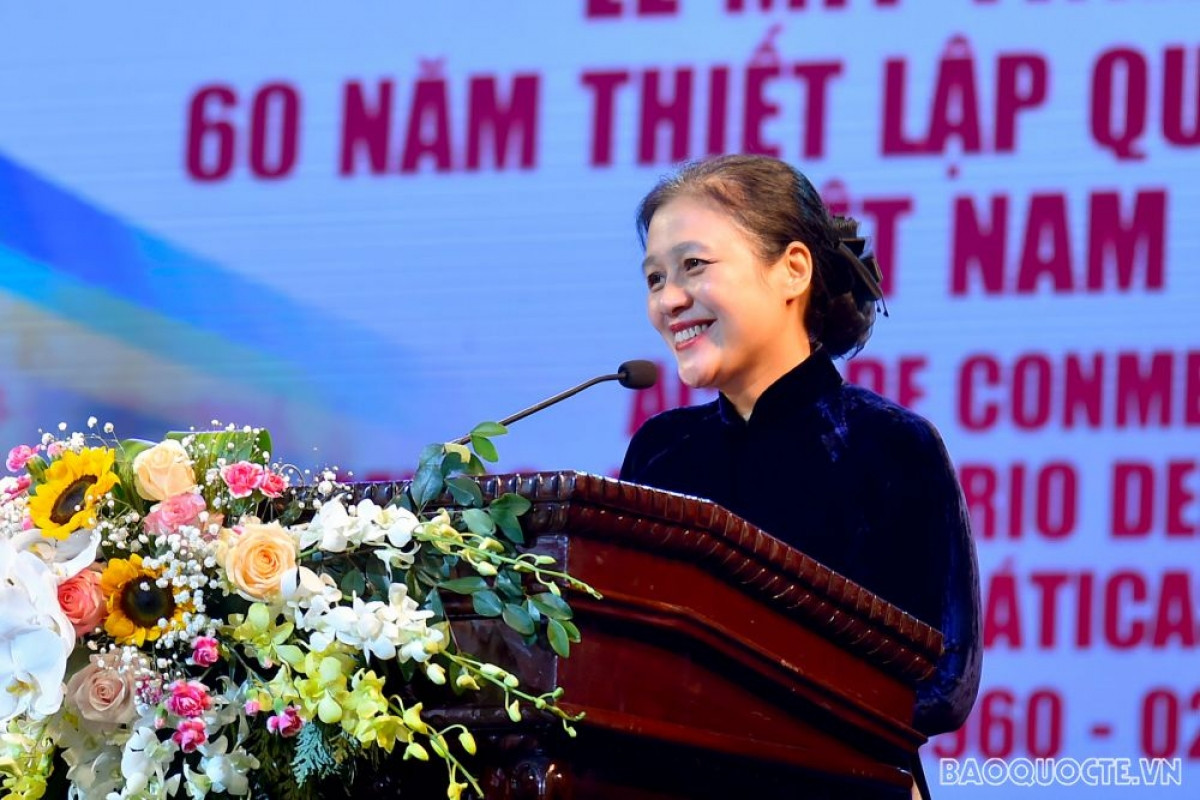 Chủ tịch Liên hiệp các tổ chức hữu nghị Việt Nam Nguyễn Phương Nga (Ảnh: baoquocte.vn)