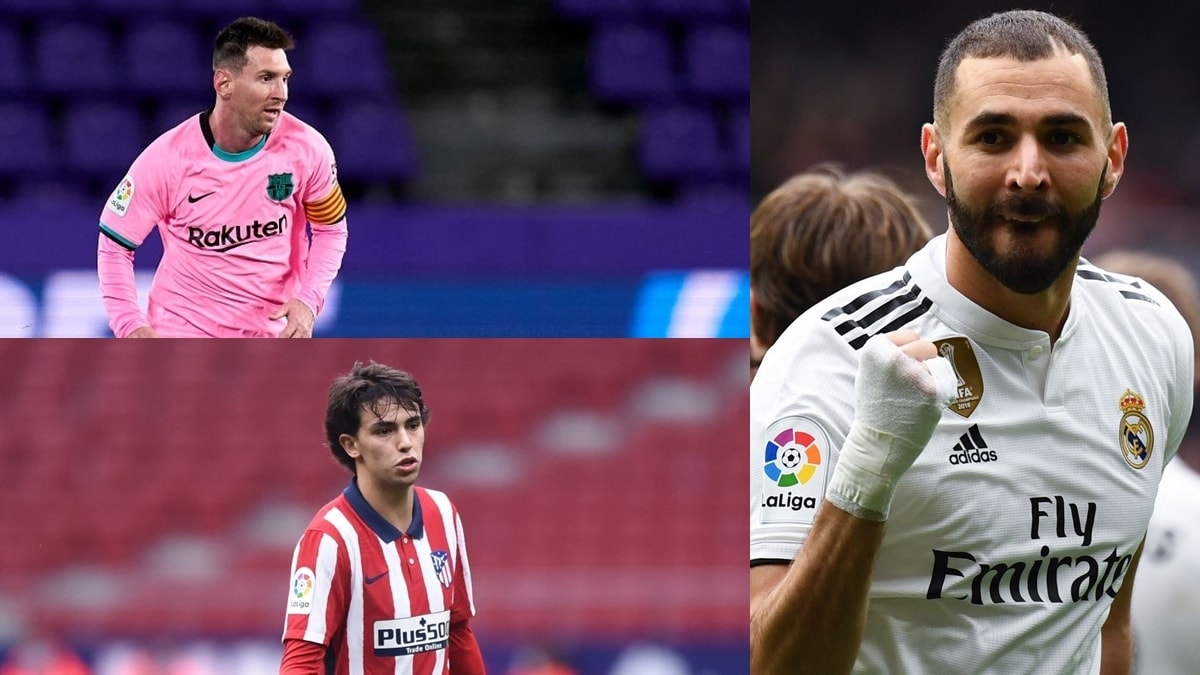 Top 10 cầu thủ ghi bàn tốt nhất của La Liga 2020/2021 tính đến thời điểm này gồm có: