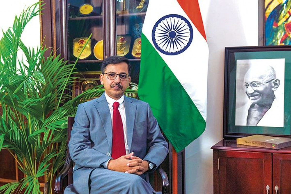 Đại sứ Ấn Độ tại Việt Nam Pranay Verma. (Ảnh: Báo quốc tế)