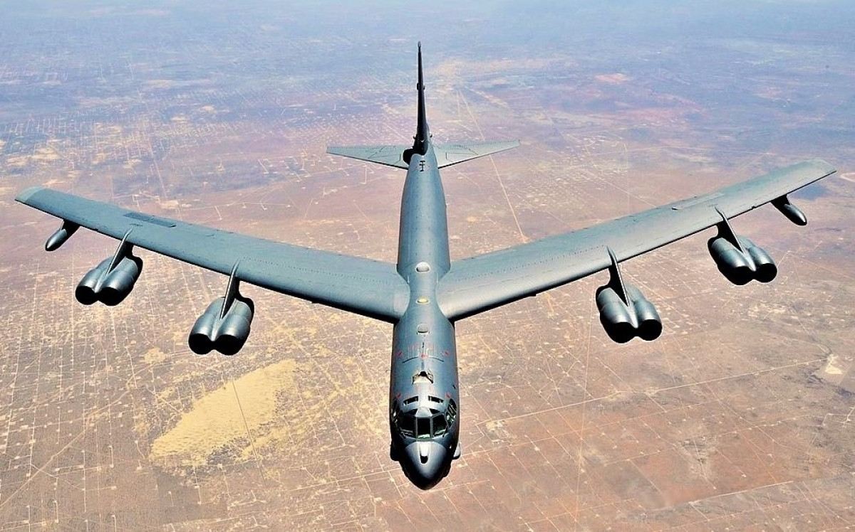 Máy bay ném bom chiến lược B-52H Stratofortress của Không quân Mỹ; Nguồn: wikipedia.org