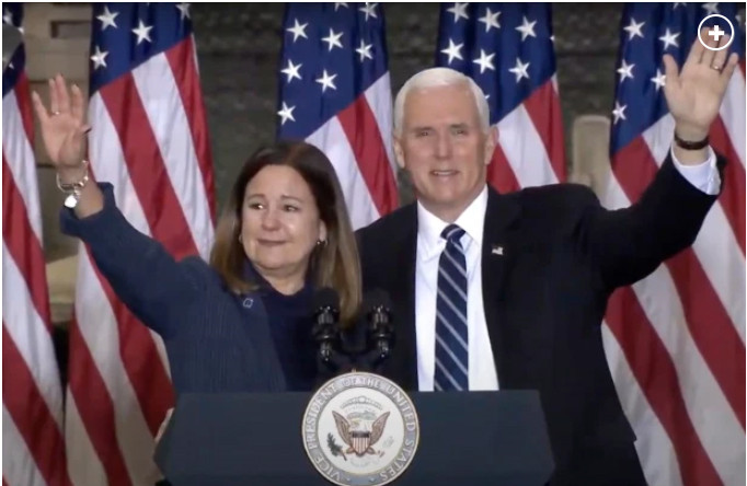 Phó Tổng thống Pence xuất hiện chính thức lần cuối trước khi rời nhiệm - 1