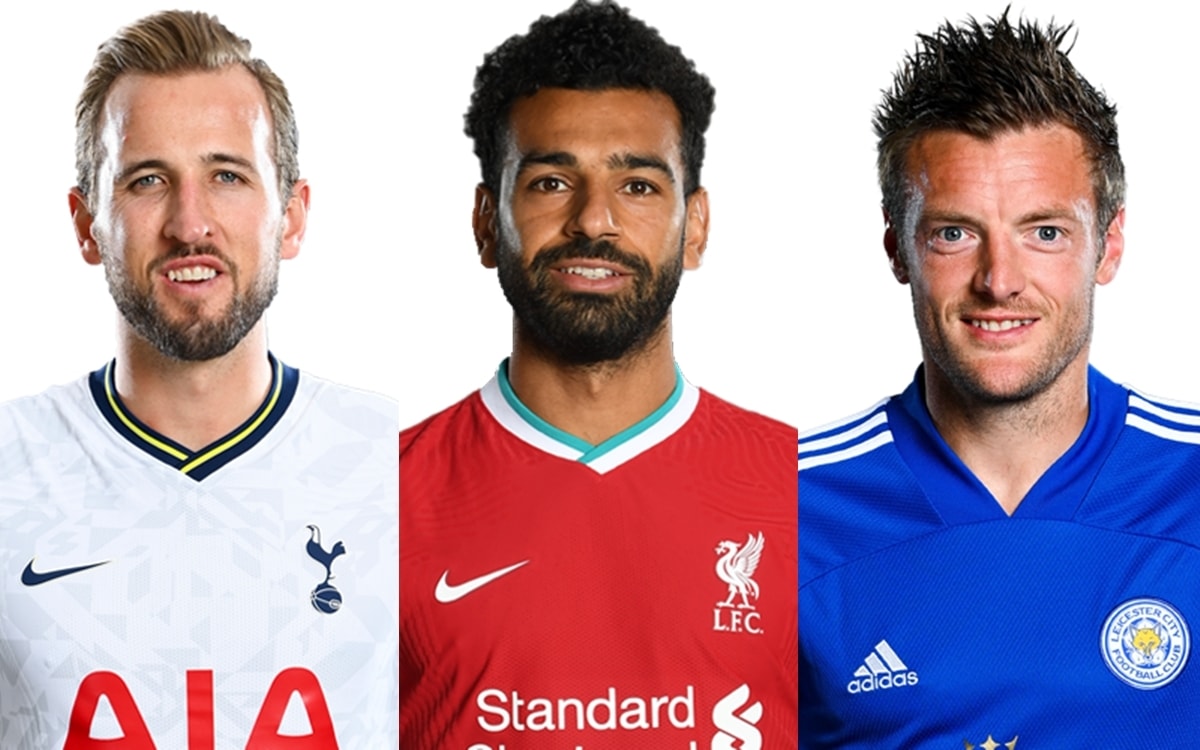 Top 10 cầu thủ ghi nhiều bàn nhất Ngoại hạng Anh mùa giải 2020/2021 tính đến thời điểm này gồm có: