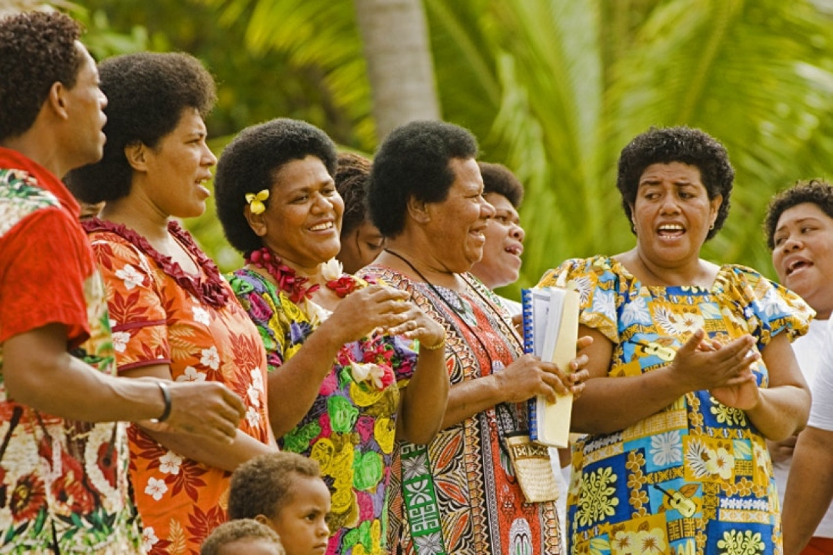 Người dân Fiji thường chào đón khách bằng những bài hát. Nguồn: Paul Harris