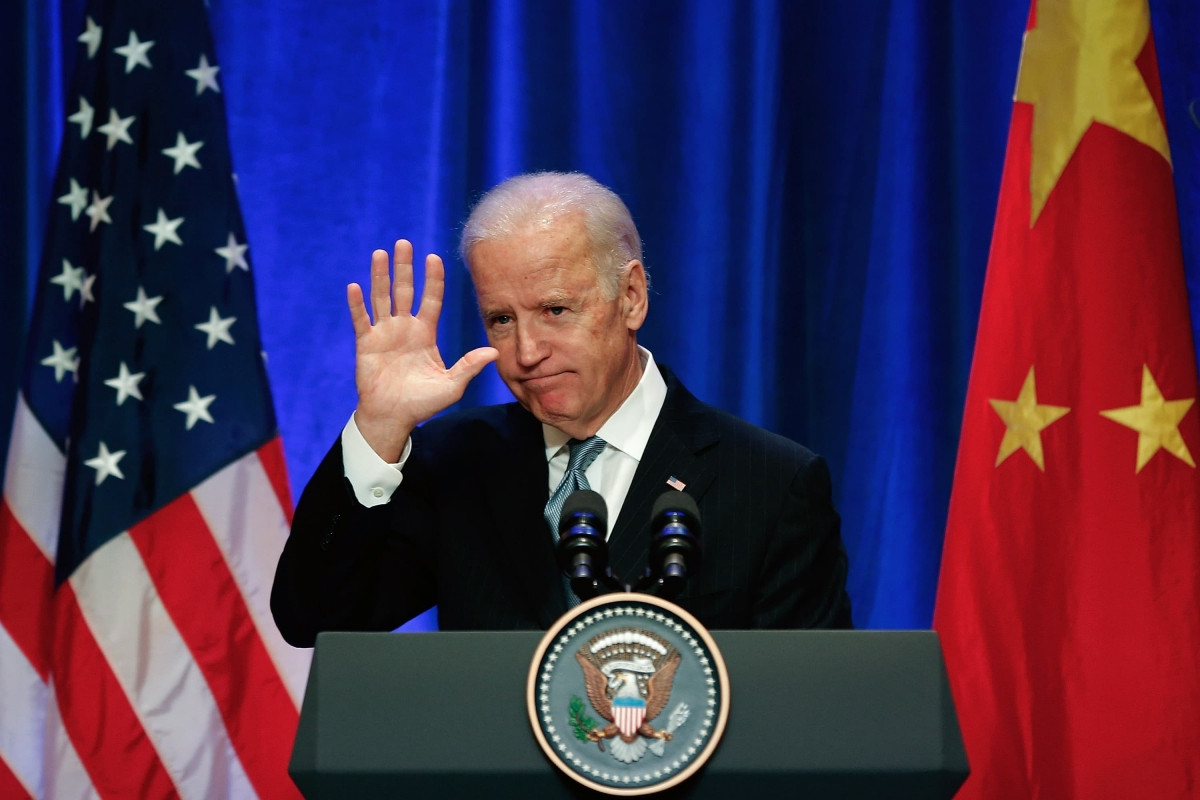 Ông Biden cho biết sẽ giữ nguyên mức thuế hiện tại của Mỹ với Trung Quốc. Ảnh: CNBC