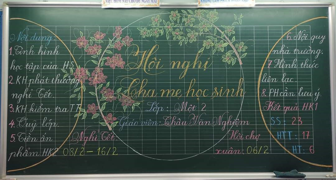 Độc đáo báo tường bằng phấn vẽ trên bảng đen mừng Ngày Nhà giáo Việt Nam   Sáng tạo  Việt Giải Trí