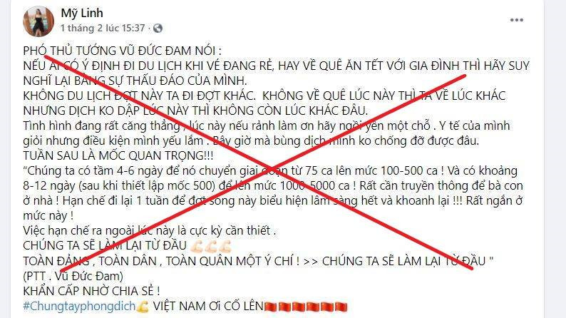 Tin giả PTT nói 'ai có ý định về quê ăn Tết thì nghĩ lại', doanh nghiệp lao đao - 1