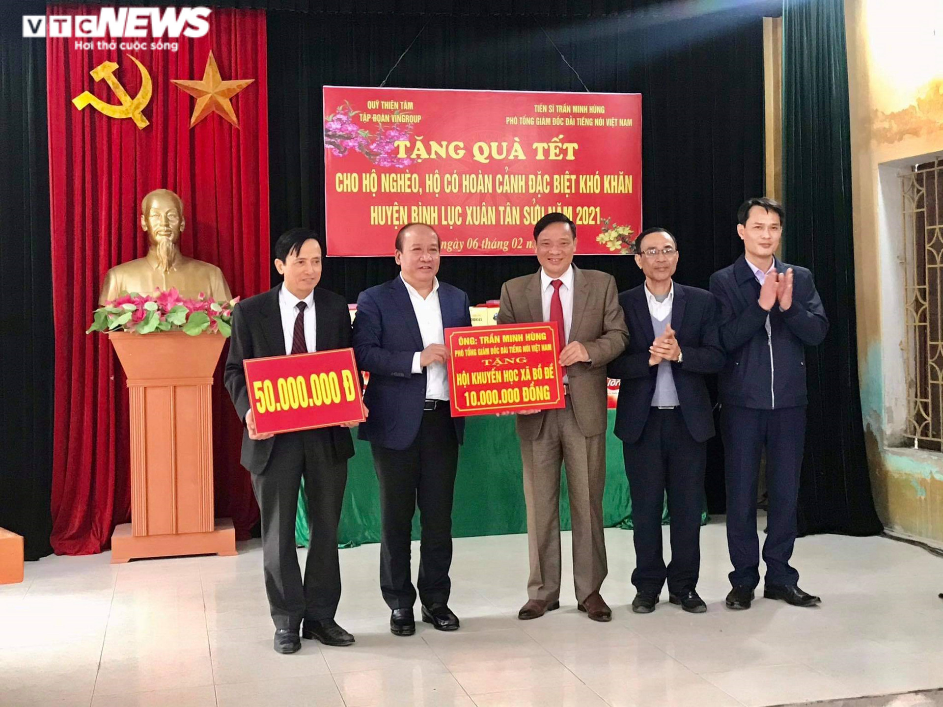 Đài Tiếng nói Việt Nam và Quỹ Thiện Tâm trao quà Tết cho hộ nghèo ở Hà Nam - 2