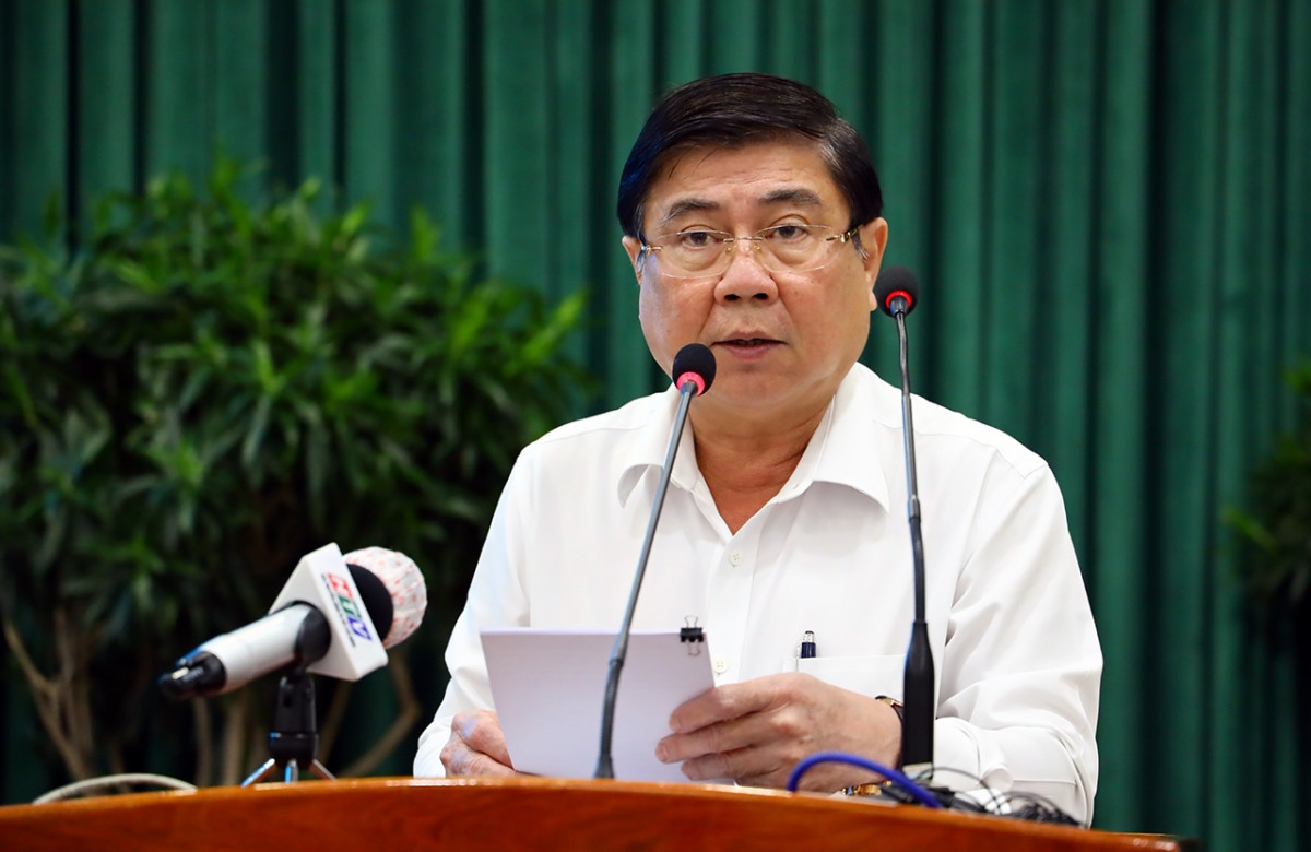 Chủ tịch UBND TP.HCM Nguyễn Thành Phong chỉ đạo khẩn dẹp 