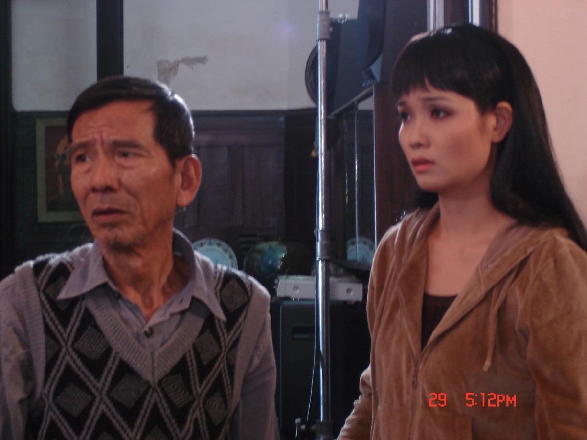 NSND Trần Hạnh và diễn viên Mai Thu Huyền trong bộ phim 