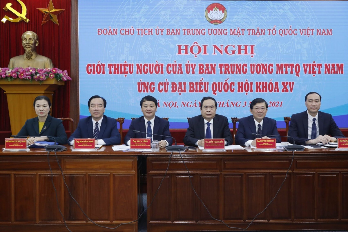 Mặt trận Tổ quốc Việt Nam giới thiệu 4 người ứng cử đại biểu Quốc hội khóa XV - 1