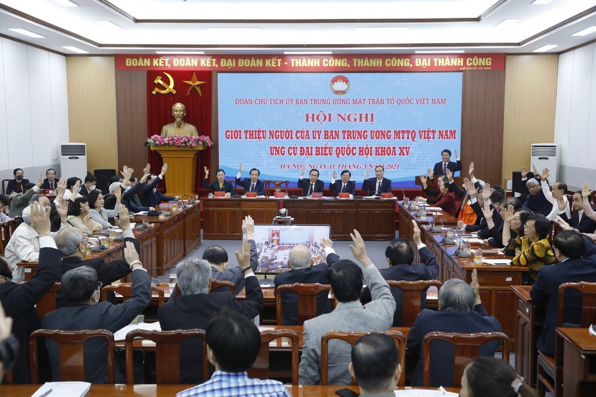 Mặt trận Tổ quốc Việt Nam giới thiệu 4 người ứng cử đại biểu Quốc hội khóa XV - 2