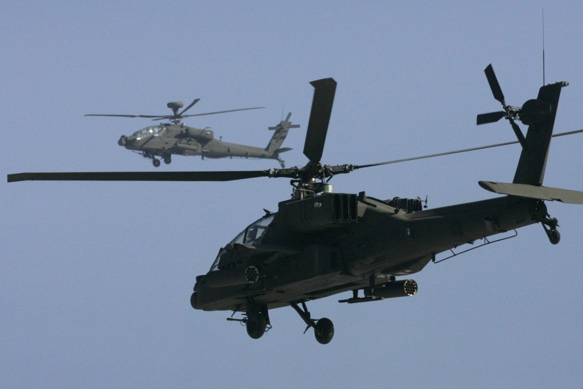 Trưc thăng tấn công Apache của Mỹ. Ảnh: Reuters