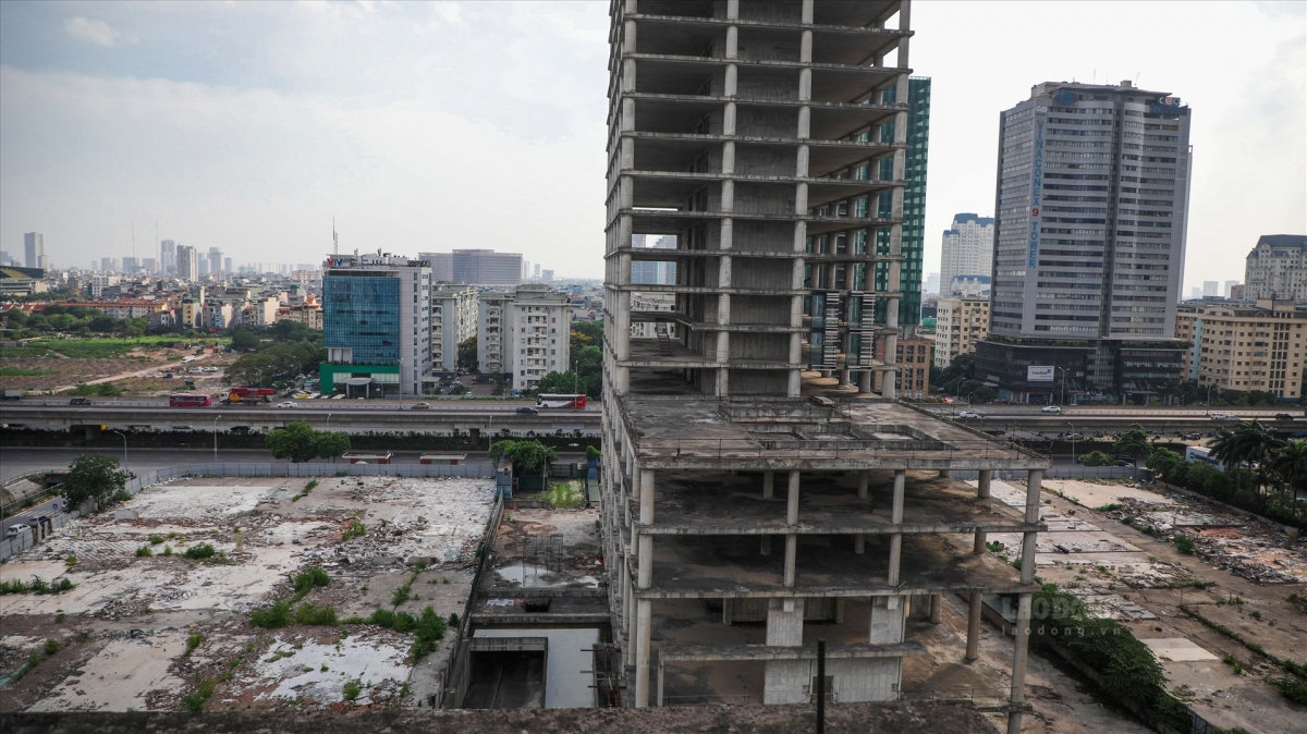 Tòa tháp VICEM TOWER được xây dựng trên lô 