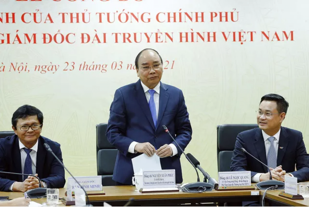 Thủ thướng Nguyễn Xuân Phúc phát biểu.