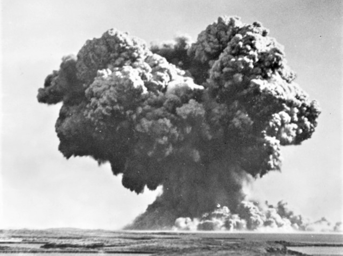 Vụ thử hạt nhân đầu tiên của Anh ở Australia năm 1952. Nguồn: wikipedia.org