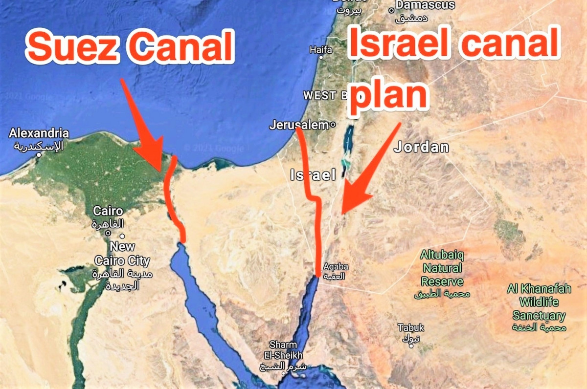 Mỹ từng cân nhắc dùng các vụ nổ hạt nhân để đào kênh qua sa mạc Negev; Nguồn: businessinsider.com.au