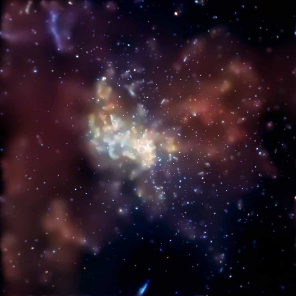 Chòm thiên hà Phoenix là một trong những nhóm thiên hà lớn nhất vũ trụ. Nó nằm cách Trái Đất 5,7 tỷ năm ánh sáng và gồm khoảng 1.000 thiên hà.