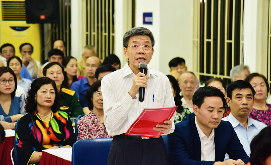 Cử tri tín nhiệm Bí thư thành ủy Hà Nội Đinh Tiến Dũng ứng cử đại biểu Quốc hội - 3