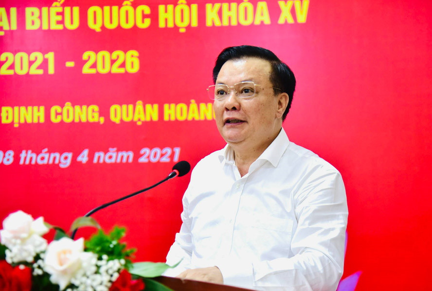 Cử tri tín nhiệm Bí thư thành ủy Hà Nội Đinh Tiến Dũng ứng cử đại biểu Quốc hội - 4