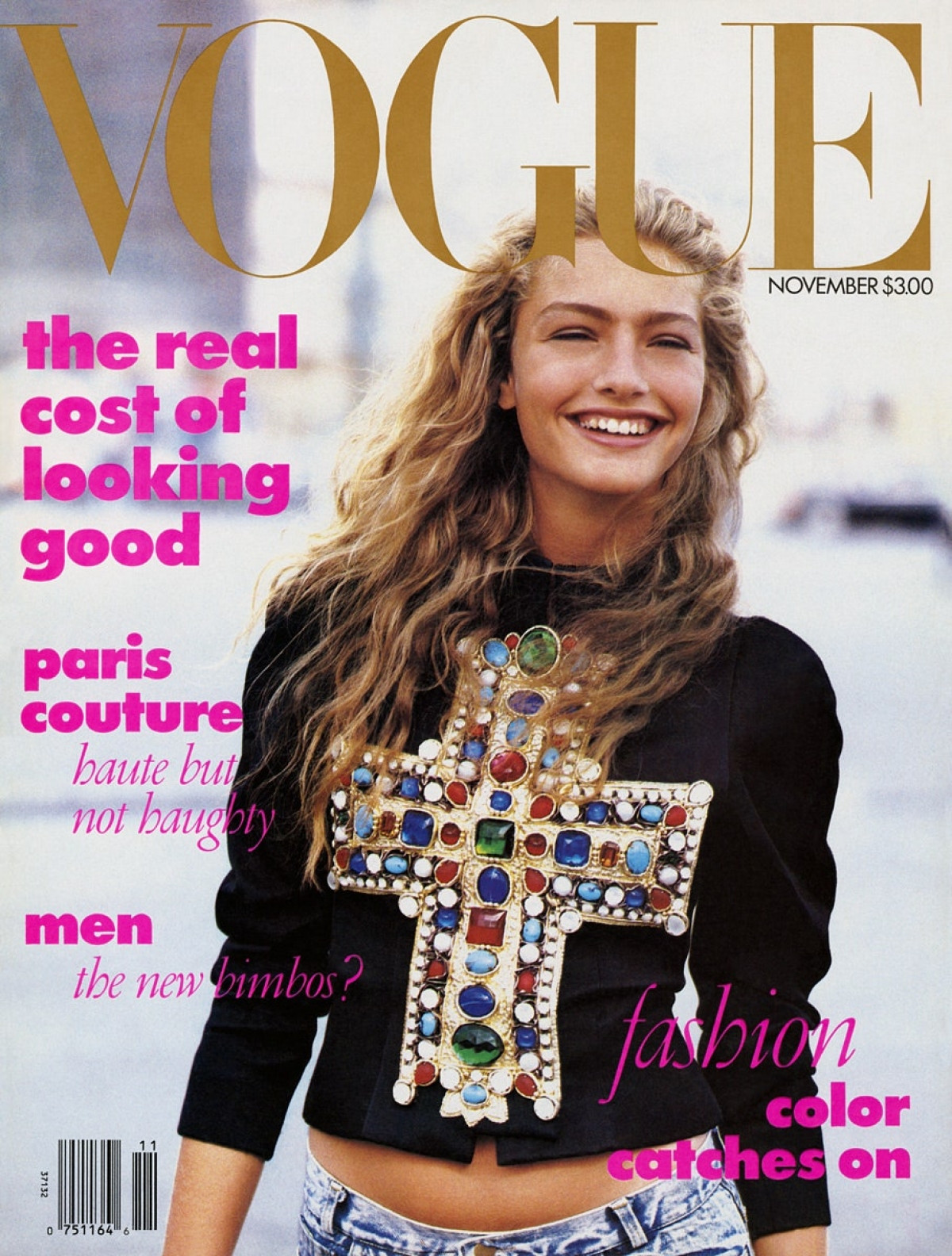 Trang bìa tạp chí Vogue 1988.