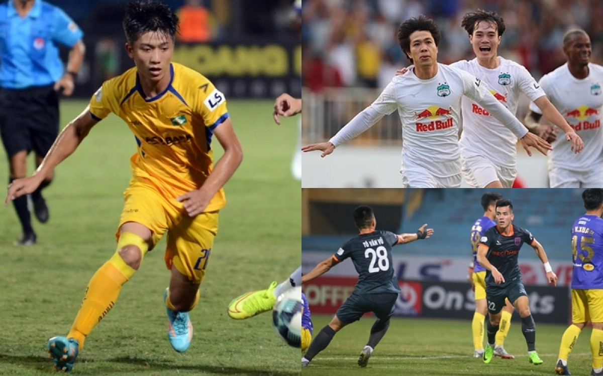 Văn Đức, Tiến Linh, Công Phượng, Văn Toàn đang cạnh tranh trong cuộc đua Vua phá lưới V-League 2021
