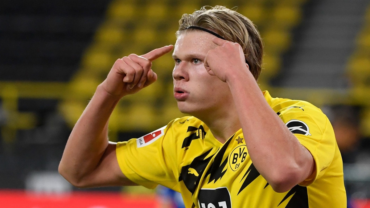 1. Erling Haaland (Borussia Dortmund) 10 bàn thắng, 2 kiến tạo.