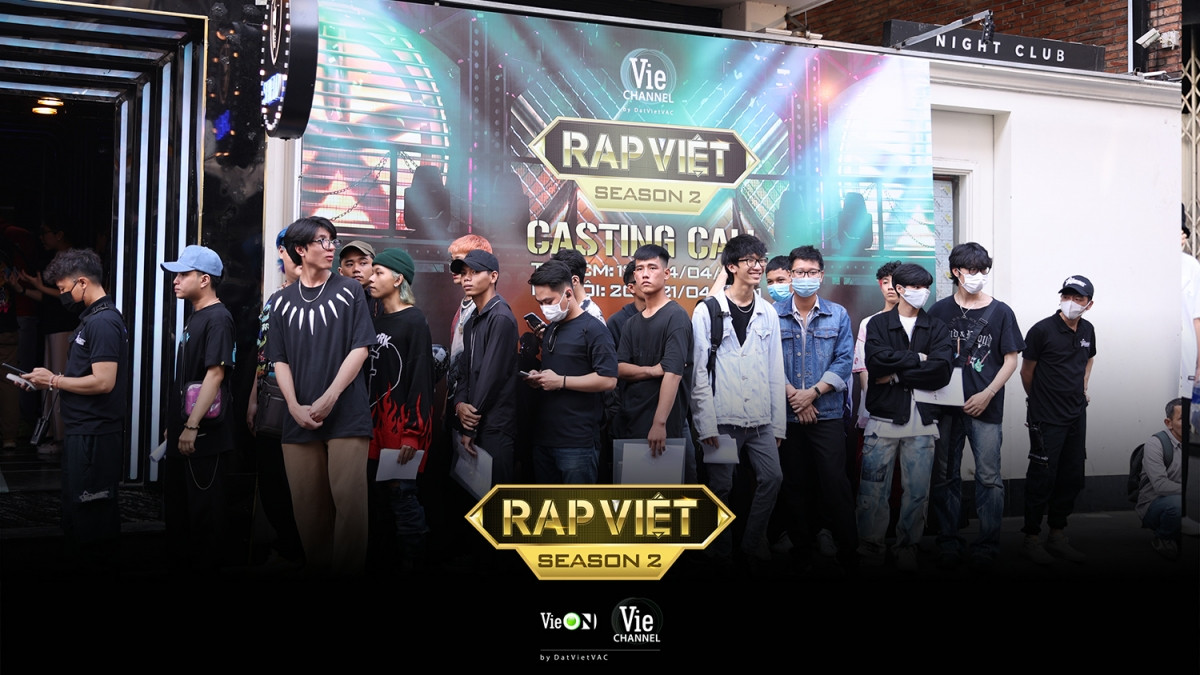 Buổi casting đầu tiên của Rap Việt mùa 2 đã diễn ra vào ngày 13/4.