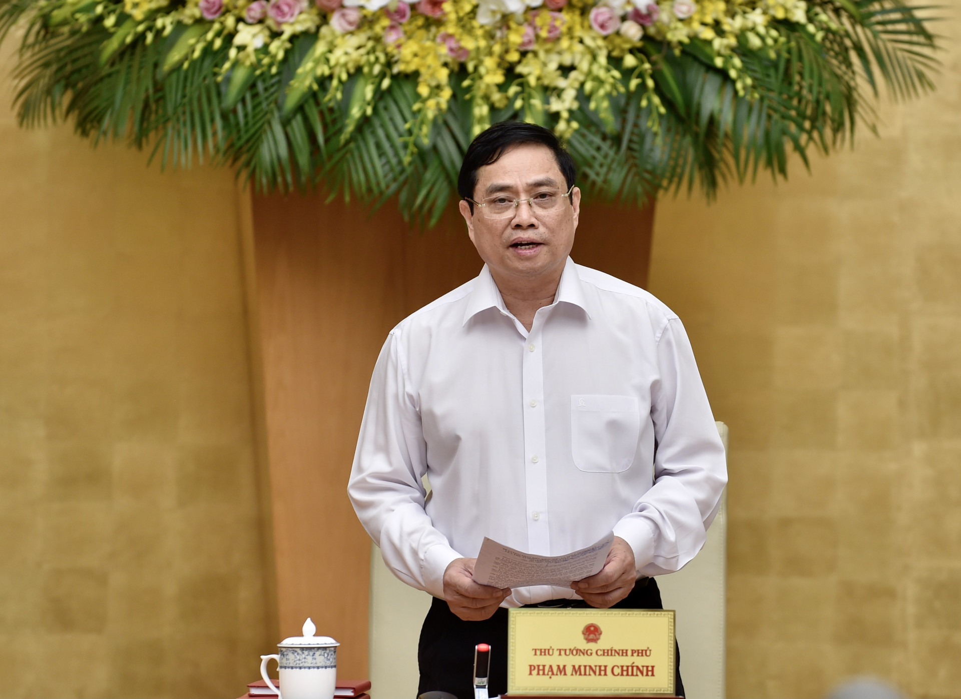 Ảnh: Phiên họp Chính phủ đầu tiên do Thủ tướng Phạm Minh Chính chủ trì - 3