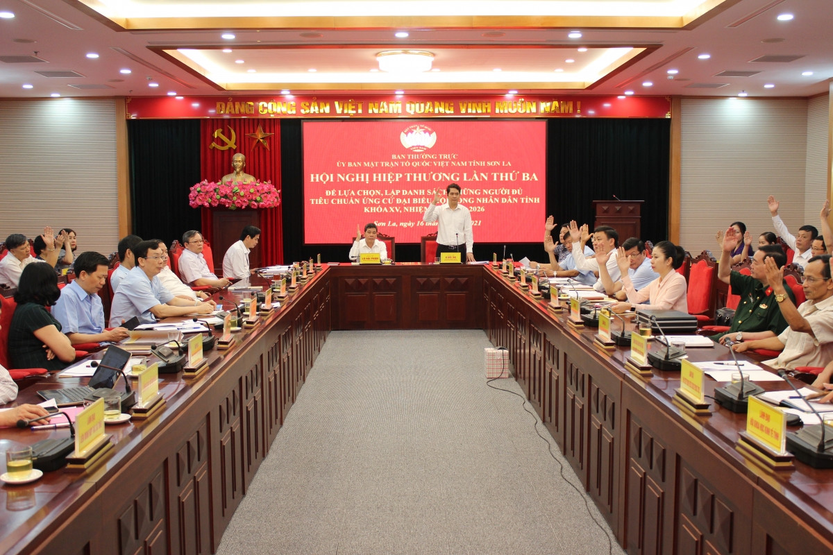 Quang cảnh Hội nghị hiệp thương lần thứ 3 tại Sơn La.
