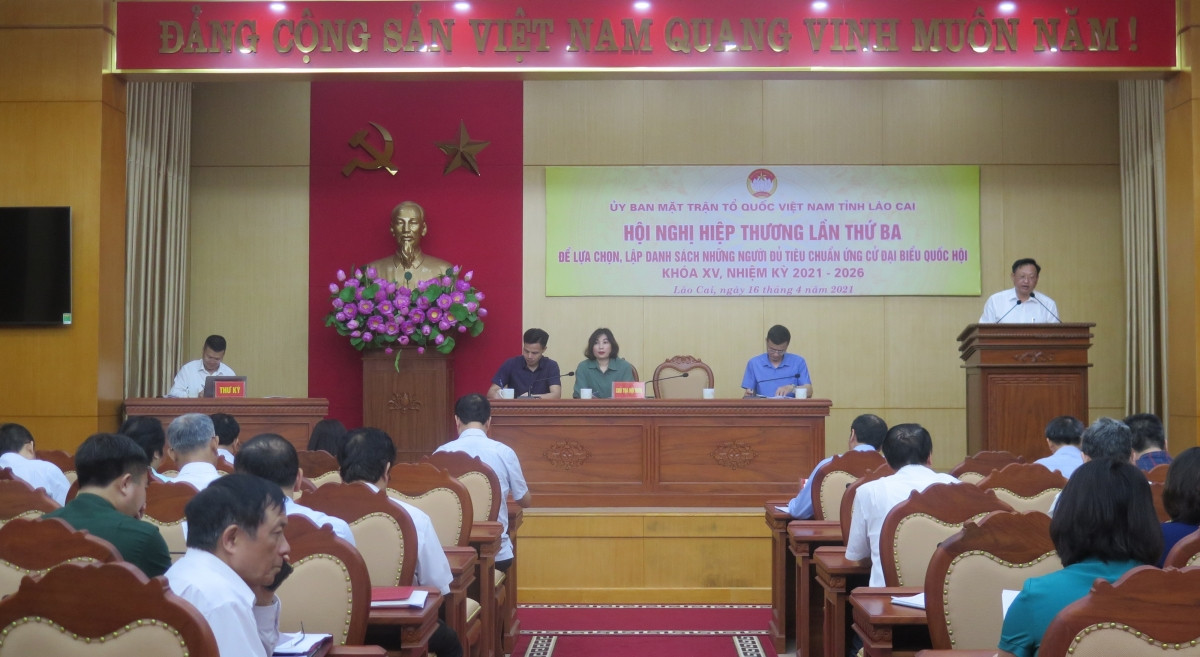Hội nghị Hiệp thương lần 3 tỉnh Lào Cai.