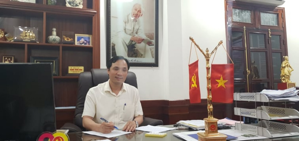 Ông Hoàng Trung Dũng, Ủy viên Trung ương Đảng, Bí thư Tỉnh ủy Hà Tĩnh.
