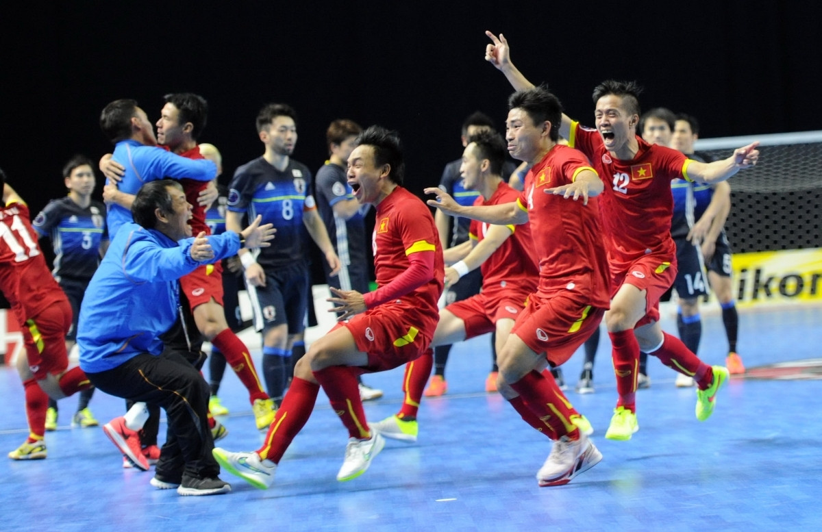 ĐT Futsal Việt Nam từng giành vé tham dự World Cup Futsal năm 2016. (Ảnh: VFF)