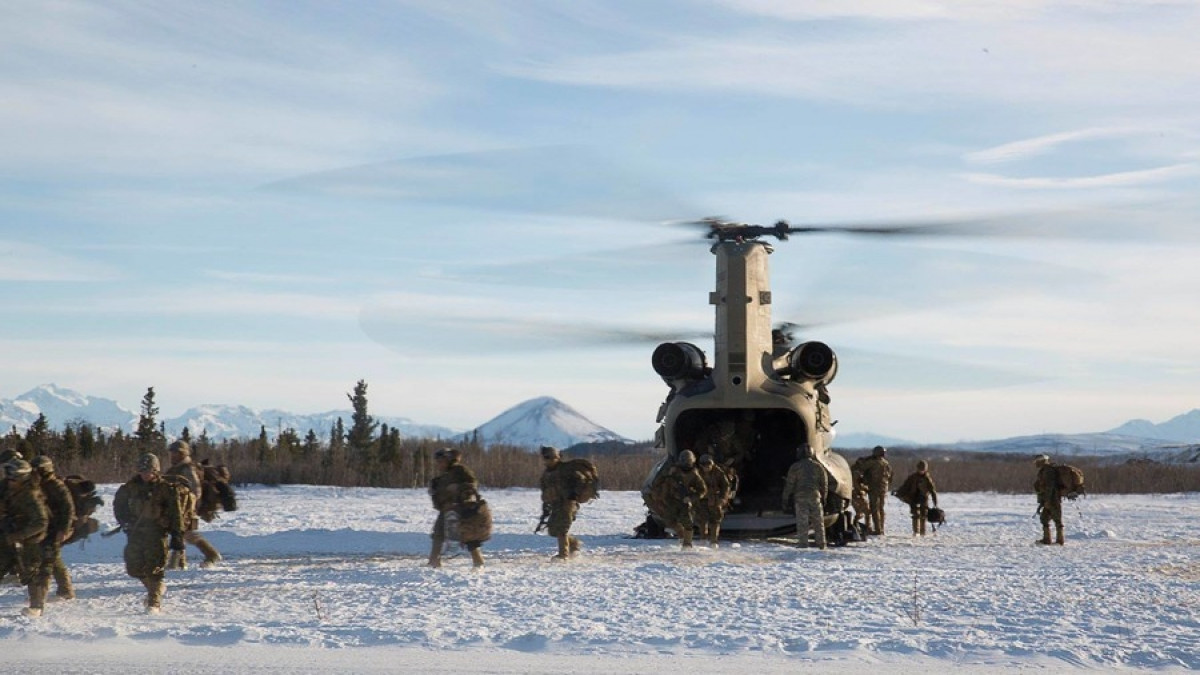 Lực lượng Mỹ tại Alaska. Ảnh: Không quân Mỹ
