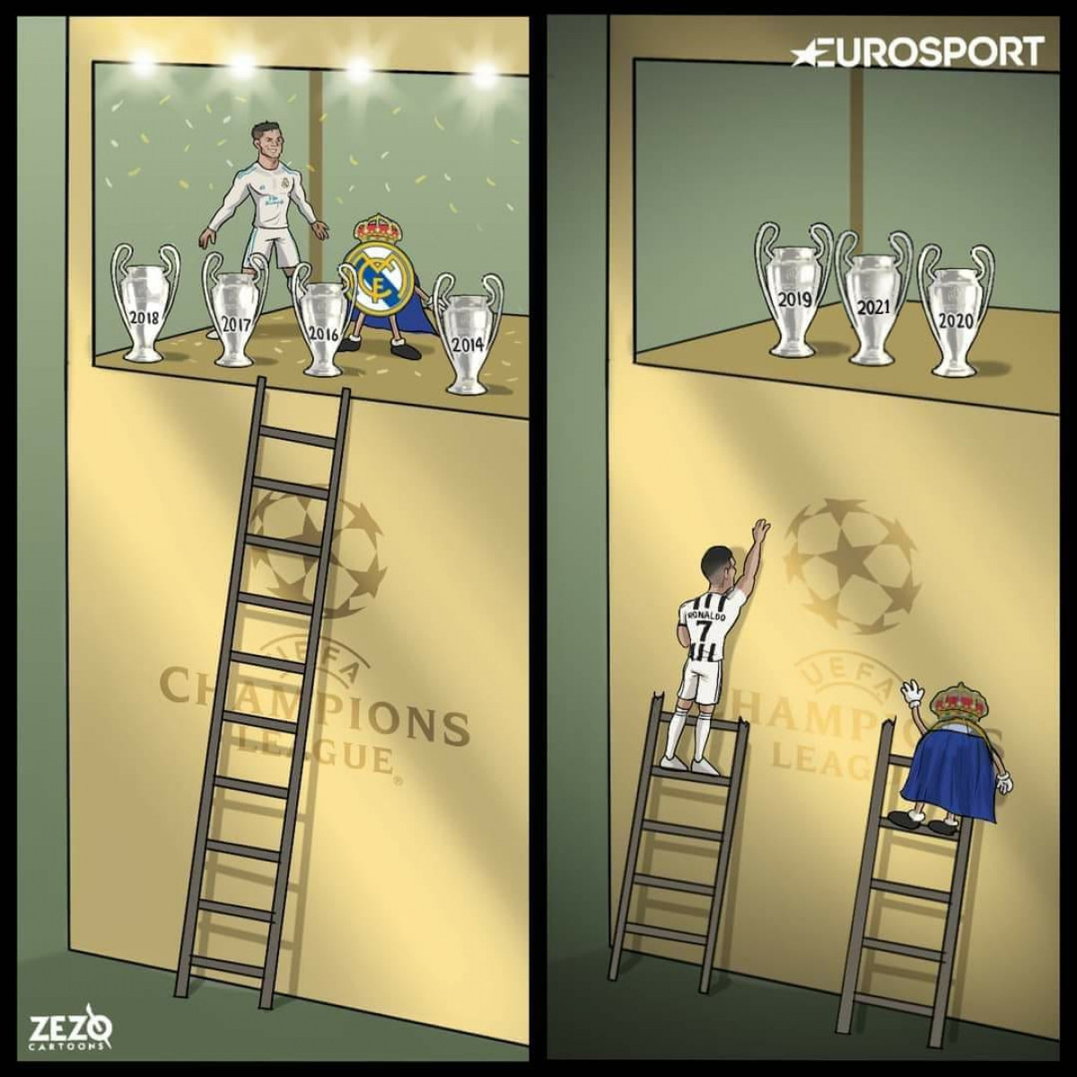 Ronaldo và Juventus khi xa nhau./.