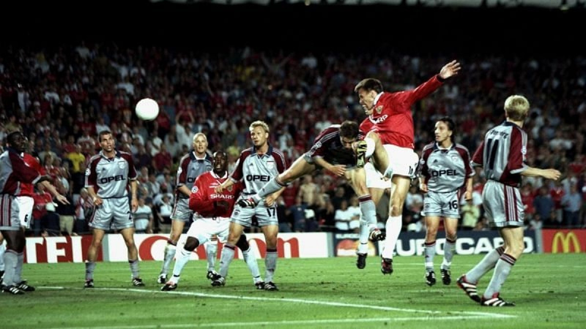Ngày này 22 năm trước, MU lên ngôi vô địch Champions League 1999 sau cuộc lội ngược dòng kinh điển trước Bayern Munich. (Ảnh: Getty). 