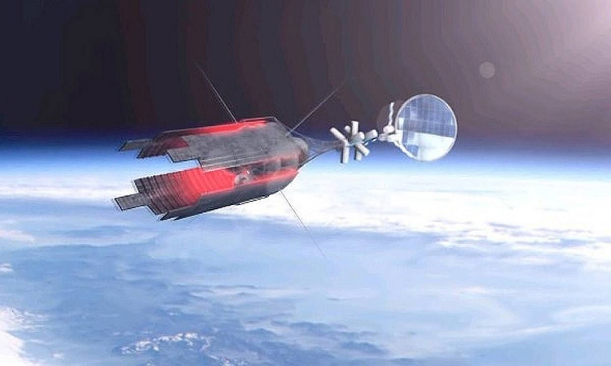 Thiết kế của tàu kéo vũ trụ. Ảnh: Roscosmos.