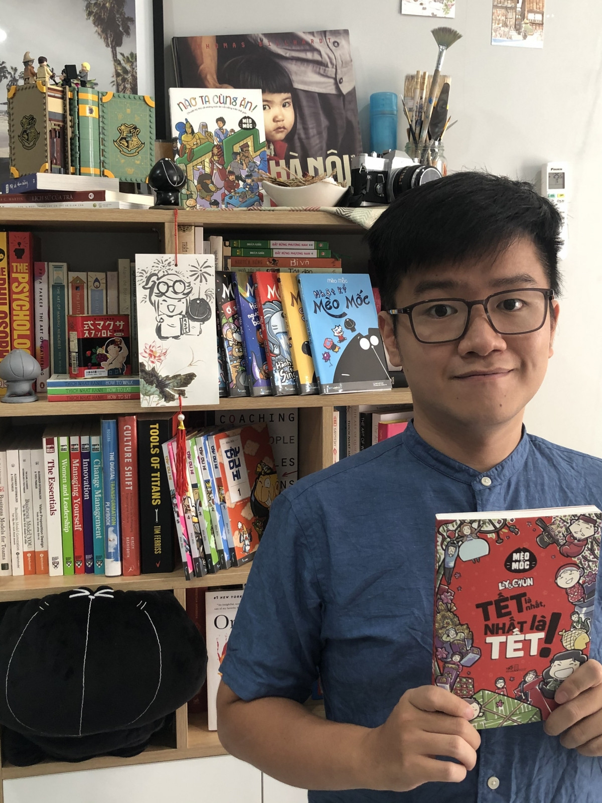 Chàng trai 9X Mèo Mốc (Đặng Quang Dũng) với cuốn truyện tranh 